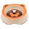 Миска для собак и кошек, 14.5x14.5x3.5 см, 260 мл, оранжевый