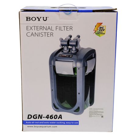 Фильтр внешний Boyu DGN-460A для аквариума 120-480 л с регулятором канистровый 1610 л/ч