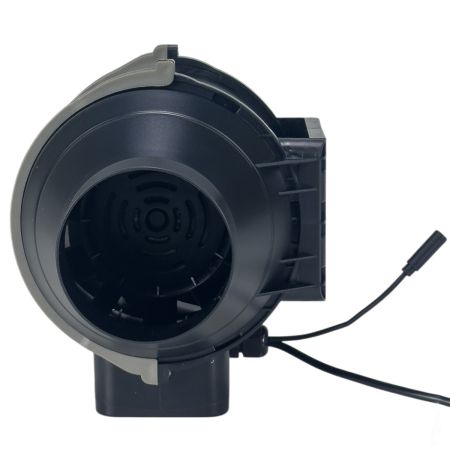 Вентилятор для гроубокса HobbyFarm канальный встроенный с регулятором, бесшумный, 4", пластик
