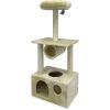Когтеточка-комплекс 50х35х116 см, бежевый