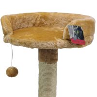 Когтеточка-комплекс 36х36х88 см, бежевый