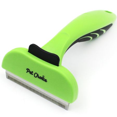 Дешеддер S с прямым лезвием 76 мм и с кнопкой самоочистки для вычесывания шерсти животных