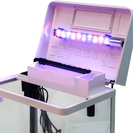 Аквариум Boyu MS-320 20 л с LED светильником и фильтром, белый