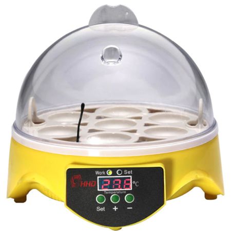 Инкубатор HHD 7 мини автоматический на 7 яиц