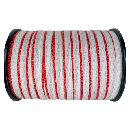 Лента для электропастуха FarmGuard красно-белая 13 мм / 200 м