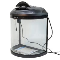 Аквариум Boyu BYG-26 полукруглый 26 л, с фильтром и освещением, черный