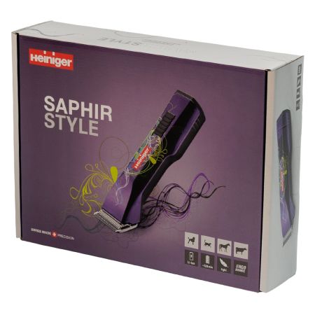 Машинка Heiniger Saphir Style для стрижки животных, собак, кошек с 2-я аккумуляторами и лезвием #40 0,25 мм Машинка Heiniger Saphir Style для стрижки животных, собак, кошек с 2-я аккумуляторами и лезвием #40 0,25 мм