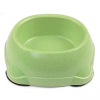 Миска для собак и кошек, 15x13.5x5.5 см, 250 мл, зеленый