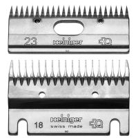 Ножевая пара Heiniger для стрижки лошадей и КРС 18/23