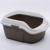 Лоток для кошек с высокими бортиками Sanitaire Range 51х39х24 см, коричневый