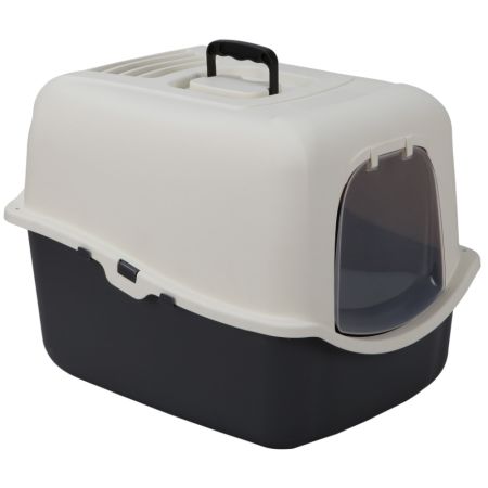 Туалет-домик для кошек Solitude Range 55х44х43 см, серый