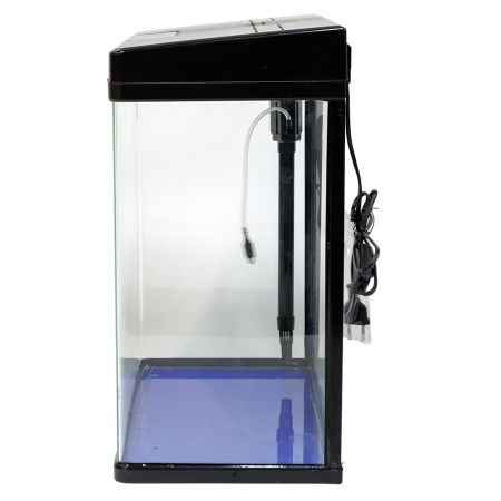 Аквариум Boyu MS-520 45 л с LED светильником и фильтром, черный Аквариум Boyu MS-520 45 л с LED светильником и фильтром, черный