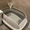 Лоток для кошек XL с совком Catidea 63х45х25 см, коричневый