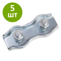 Соединитель для тросов 5-6 мм, 5 шт. Соединитель для тросов 5-6 мм, 5 шт.