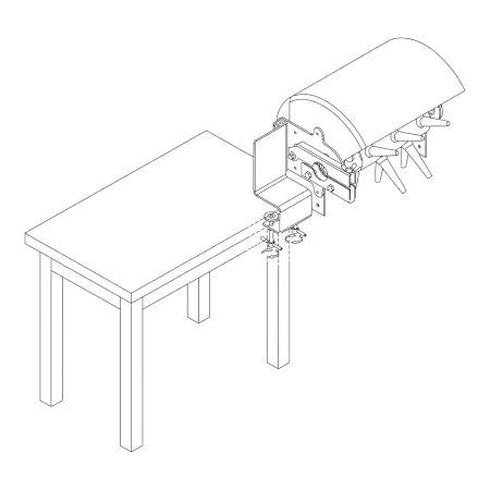 Перосъёмная насадка ощипыватель для кур и бройлеров HobbyFarm EU PROFI B настольная