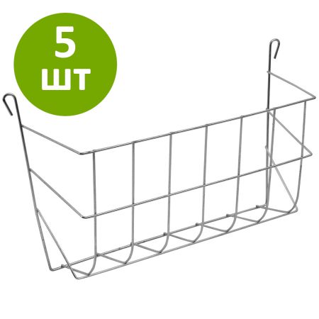 Кормушка для сена, вертикальная загрузка 30 см, комплект 5 шт. Кормушка для сена, вертикальная загрузка 30 см, комплект 5 шт.
