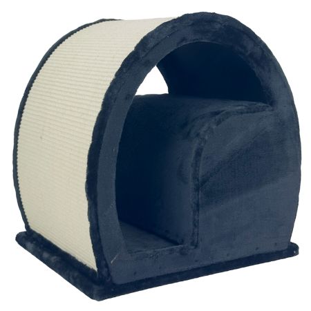 Когтеточка-домик 50х40х50 см, черный Когтеточка-домик 50х40х50 см, черный