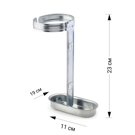 Поилка под бутылку оцинкованная сталь