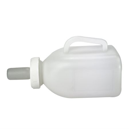 Бутылка для кормления теленка с соской из силикона, 1 л