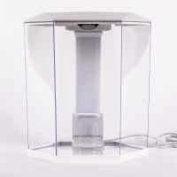 Аквариум Pawgether WF-4 панорамный 11 л, настольный с фильтром и светильником