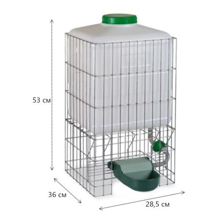 Автопоилка с баком 20 л для собак, кошек, с/х птицы