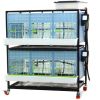 Брудер для цыплят CB40 3 секции, 2 яруса, 98x64x119 см, пластиковый