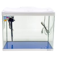 Аквариум Boyu EC-600 панорамный, 66 л, с фильтром и LED-лампой, белый