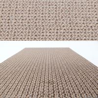 Когтеточка для кошек картонная двусторонняя с мятой 44х23х4 см