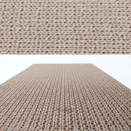 Когтеточка для кошек картонная двусторонняя с мятой 44х23х4 см