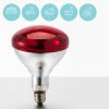 Лампа инфракрасная 100 Bт JK Lighting, E27 BR125, закаленное стекло, красная
