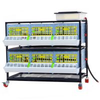 Клетка Comfortplast для перепелов без яйцесборника 3 секции, 2 яруса, 98x60x91 см, пластиковая