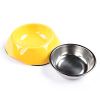 Миска для собак и кошек, 11x16x4.8 см, 180 мл, желтый