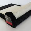Когтеточка-коврик с роликом 36х42х24 см, черный