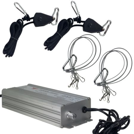 Светодиодная лампа Quantum board 240W HobbyFarm с регулировкой для растений, теплиц, гроубокса, гидропонных систем