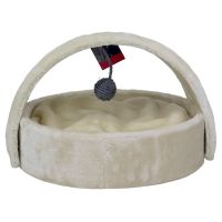 Когтеточка-лежак 40х42х30 см, кремовый