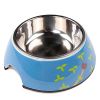 Миска со съемной чашей для собак и кошек, 14.5x14.5x5 см, 150 мл, синий