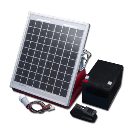 Солнечная панель 6 Вт с аккумулятором 12 В для электропастухов Olli 30B и 70B