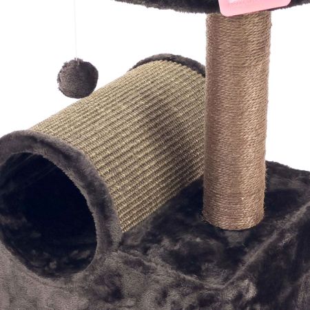 Когтеточка-комплекс 40х35х80 см, шоколадный