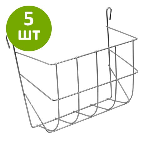 Кормушка для сена, вертикальная загрузка 20 см, комплект 5 шт. Кормушка для сена, вертикальная загрузка 20 см, комплект 5 шт.