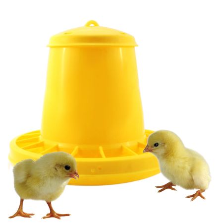 Кормушка бункерная 3,5 кг пластик с разделительной решеткой для цыплят