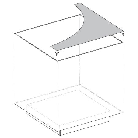 Крышка для аквариума Newa More NMO 20, стекло      