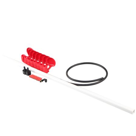 Ниппельная система 8 пластиковых поилок для цыплят и перепелов Ниппельная система 8 пластиковых поилок для цыплят и перепелов