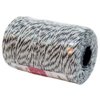 Шнур для электропастуха Olli Shockteq 3 мм / 200 м / 0,98 Ω многожильный Super-6