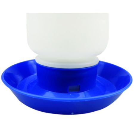 Поилка вакуумная для домашней птицы 1 л, синий