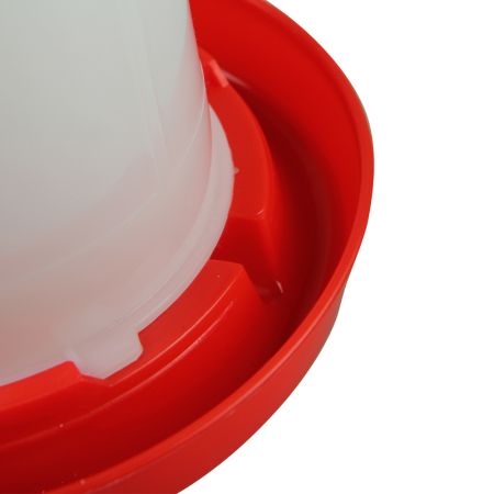 Поилка вакуумная 1.5 л с ручкой для цыплят, кур, уток, бройлеров и других птиц