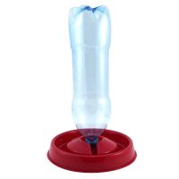 Поилка под бутылку напольная Ø14 см пластик