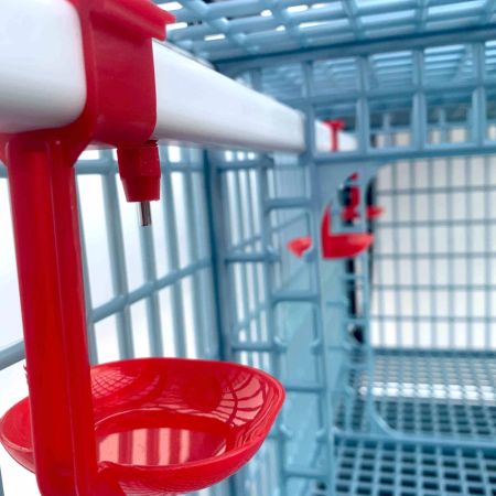 Клетка Comfortplast для бройлеров 3 секции, 4 яруса, пластиковая Клетка Comfortplast для бройлеров 3 секции, 4 яруса, пластиковая