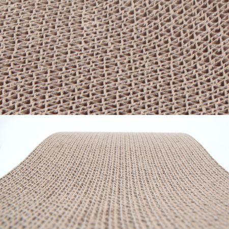 Когтеточка для кошек картонная двусторонняя с мятой 43х21х6,5 см