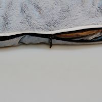 Лежак подушка Pet Choice для собак, 100х73х15 см, со съемным чехлом на молнии, серый