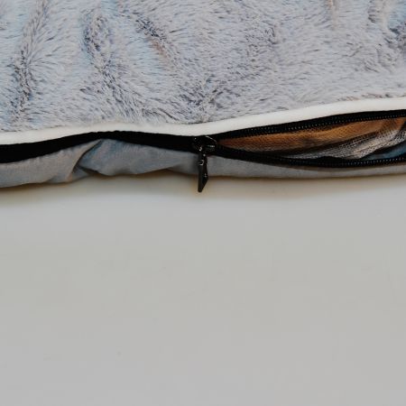 Лежак подушка Pet Choice для собак, 100х73х15 см, со съемным чехлом на молнии, серый